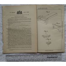 1895 Patent No. 12,180 stencil character punches, Stephen Hartog, St. Louis, USA
