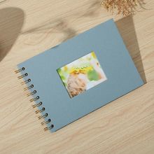 Woodside Home Living Spiral Bound Scrap Book Style Photo Album - 21.5cm x 15cm -