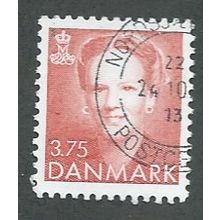 DEN 1990 3.75KR 'QUEEN MARGRETHE II' FINE USED (EBID43-018)