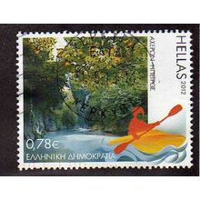 GRC 2012 78c 'TOURISM- CANOEING' FINE USED (EBID45-060)