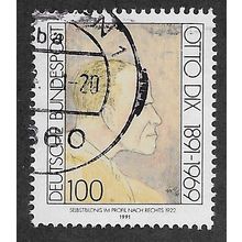 GER 1991 100pf 'OTTO DIX' FINE USED (EBID62-949)