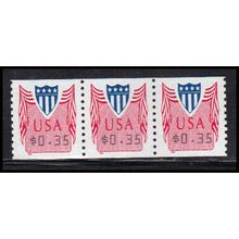 CVP33 35c Shield Very Fine MNH Strip of 3 PA5337