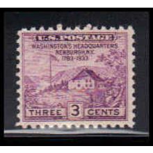 727 3c Washington's Hdqs Fine MNH O2531