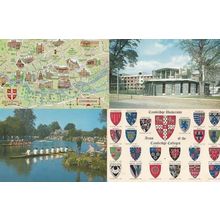 Cripps Court at Selwyn College Cambridge 1970s 4x Postcard