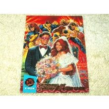 the wedding of cyclops & jean grey part 3 card xmen marvel comics