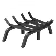 Fireplace Log Grate, 18 inch Heavy Duty Fireplace Grate with 6 Support Legs,...