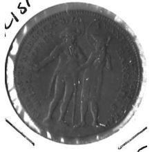 1796 Bristol Half Penny Condor Token XF/MT