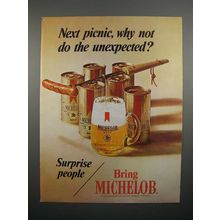 1970 Michelob Beer Ad - Next Picnic, Do the Unexpected