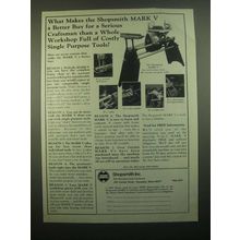 1980 Shopsmith Mark V Woodworking System Ad - For Serious Craftsman