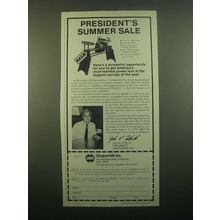 1980 Shopsmith Mark V Woodworking System Ad - President's Summer Sale