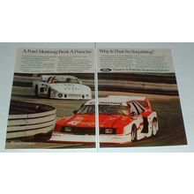 1982 Ford Mustang Ad - Beat A Porsche, Surprising?