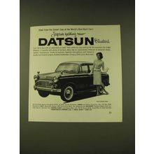 1960 Datsun Bluebird Car Ad - Jewel from the Orient!