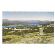 WINDERMERE from ORREST HEAD, CUMBRIA unused vintage postcard Colourmaste =