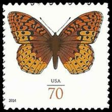 Great Spangled Fritillary Butterfly One PACK of TEN 70 Cent Stamps Scott 4859
