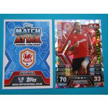 43. Steven Caulker - FOIL - Cardiff City - Match Attax 2013/14 Football Card EF1