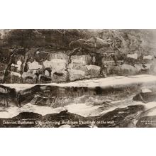 Bushman Cave Interior South African Art Paintings Real Photo Postcard