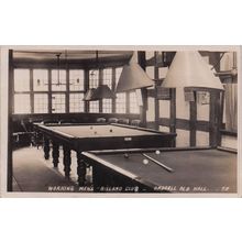 Working Mens Billiards Club Ordsall Hall Manchester RPC Postcard
