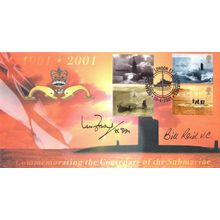 Bill Reid Ian Fraser MULTI Royal Navy Submarine Hand Signed FDC