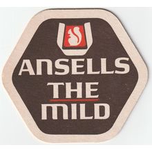 BEER MAT - ANSELLS BREWERY - ANSELLS THE MILD - (Cat No 096) - (1976)