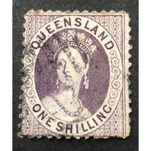 AUSTRALIAN STATES..-queensland SG 109 USED 1/-