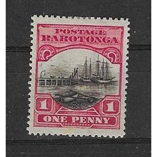 COOK ISLANDS 1924 1d SHIP DOCK 3d MINT SG82