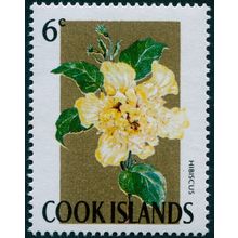 Cook Islands 1967 6c Hibiscus SG235A MNH