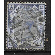 GB 1880-3 QUEEN VICTORIA WMK IMPERIAL CRWON 2½d BLUE USED SG157 PLATE 23