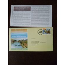 1984 GB Urban Renewal stamp Official BDP FDC London Building Design Partnership