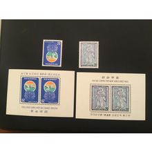 ICOLLECTZONE Korea 1050-1051, 1050a, 1051a VF NH