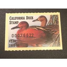 ICOLLECTZONE US California 1989 #20 XF NH Duck Stamp