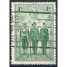 Australia 1940 SG196 1d Green Imperial Forces Good Used ... .