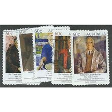 AUS 2012 SET ( S/A) 'NOBEL PRIZE WINNERS' (5v) FINE USED (EBID36-516)