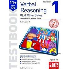 11 Verbal Reasoning Year 4/5 Gl Other Styles Testbook 1
