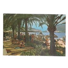PUERTO DE SOLLER, MALLORCA, SPAIN used postcard 1984 pm =