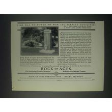 1931 Rock of Ages Ad - Time Has No Power to Mar Its Perfect Loveliness