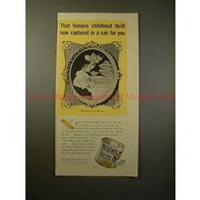 1941 Green Giant Niblets Corn Ad w/ Norman Rockwell!!