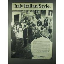 1967 Alitalia Airlines Ad - Italy Italian Style