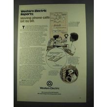 1975 Western Electric Ad - Moving Phone Calls