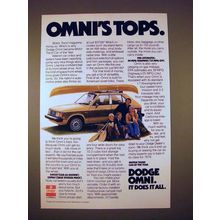 1978 Dodge Omni Car Ad - Omni's Tops!