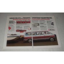 1978 Dodge Sportsman Wagon Van Ad - No. 1