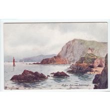 Lantern Hill and Hillsborough Ilfracombe Devon Aquarette Art Postcard 6280