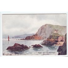 Lantern Hill and Hillsborough Ilfracombe Devon Aquarette Art Postcard 6280