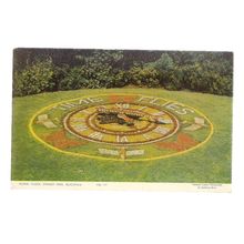 FLORAL CLOCK, STANLEY PARK , BLACKPOOL, LANCASHIRE unused vintage postcard (A) =