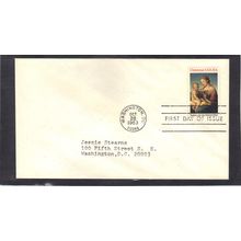 FDC 2063 20c Christmas (No Cachet-Typed/A) CV40769
