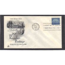 FDC Art Craft 1047 20c Monticello (Cachet-U/A) CV42131