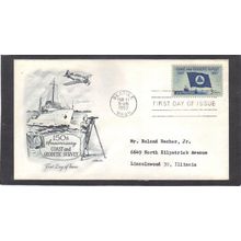 FDC Artmaster 1087 3c Coast Survey (Cachet-Typed/A) CV42178