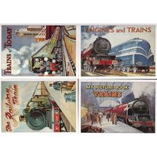 The Railway Engines & Trains Of Today Book 4x Advertising Postcard s