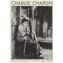 Charlie Chaplin Hollywood Photo Archive Rare Postcard