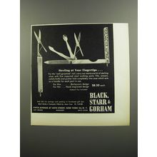 1953 Black, Starr & Gorham Manicure Kit Ad - Sterling at your fingertips