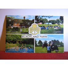 multiview, BLACKLAND FARM,SUUSEX used postcard girl guides 1979 pm /